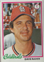 1978 Topps Baseball Cards      563     Dave Rader
